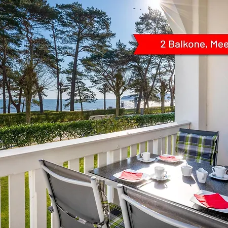 Strandidyll, 4, 2 Balkone Mit Meerblick * Binz